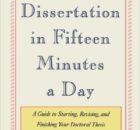 Writing Your Dissertation in Fifteen Minutes a Day (豆瓣)